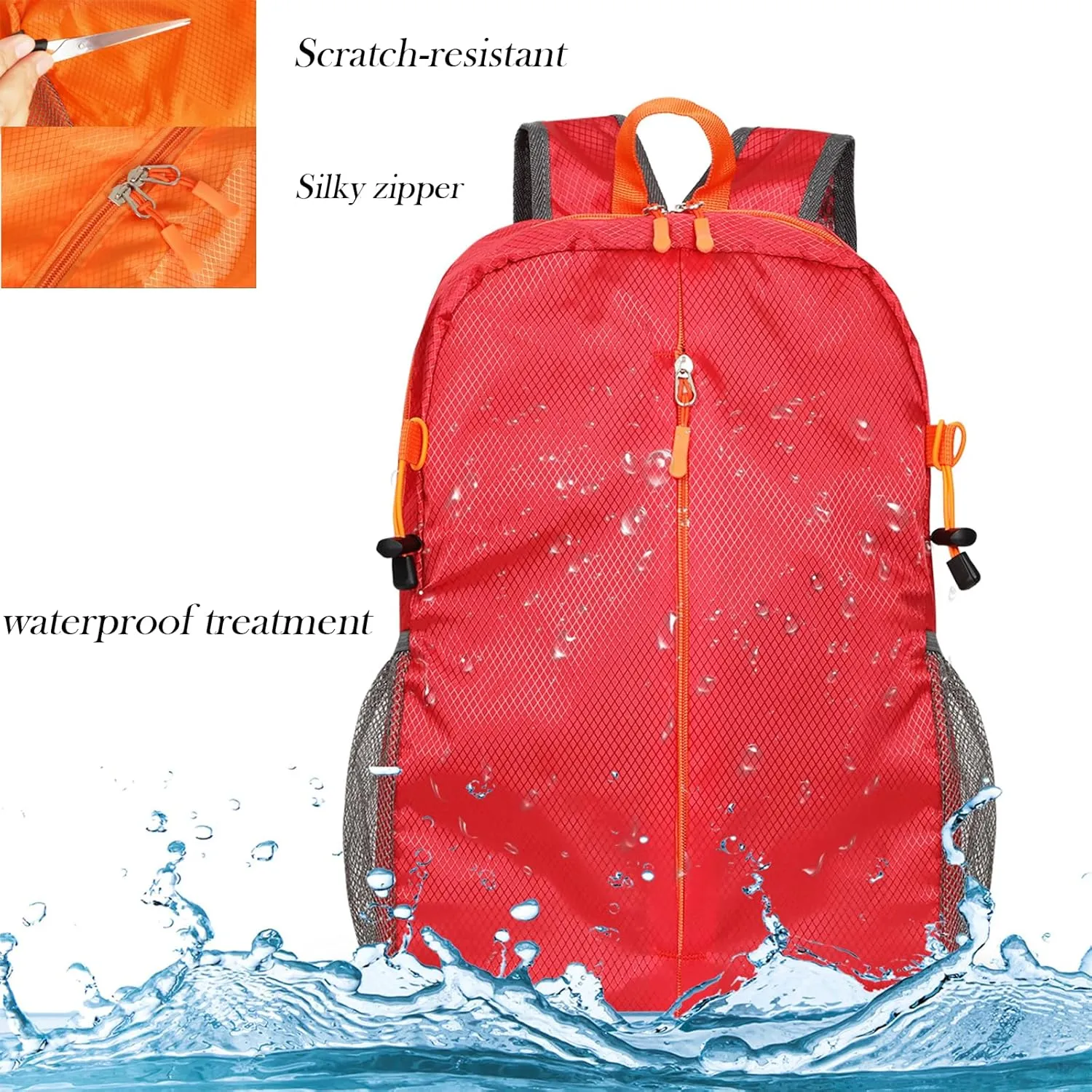 15L Lightweight Packable Backpack, Foldable Hiking Bag, Travel Backpack for Women Man, Waterproof Outdoor Camping Day Pack, Camouflage Color