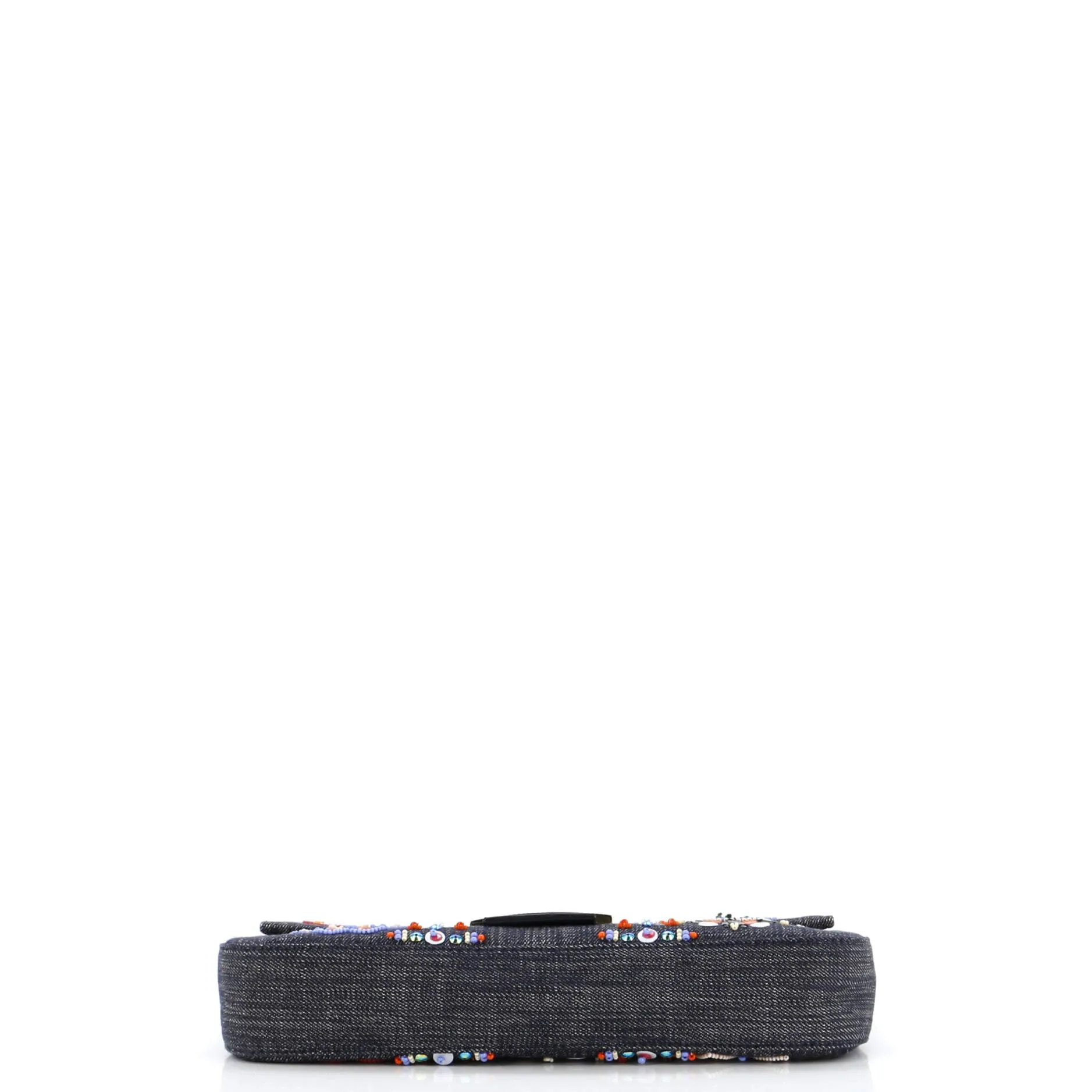 Baguette Bag Embellished Denim