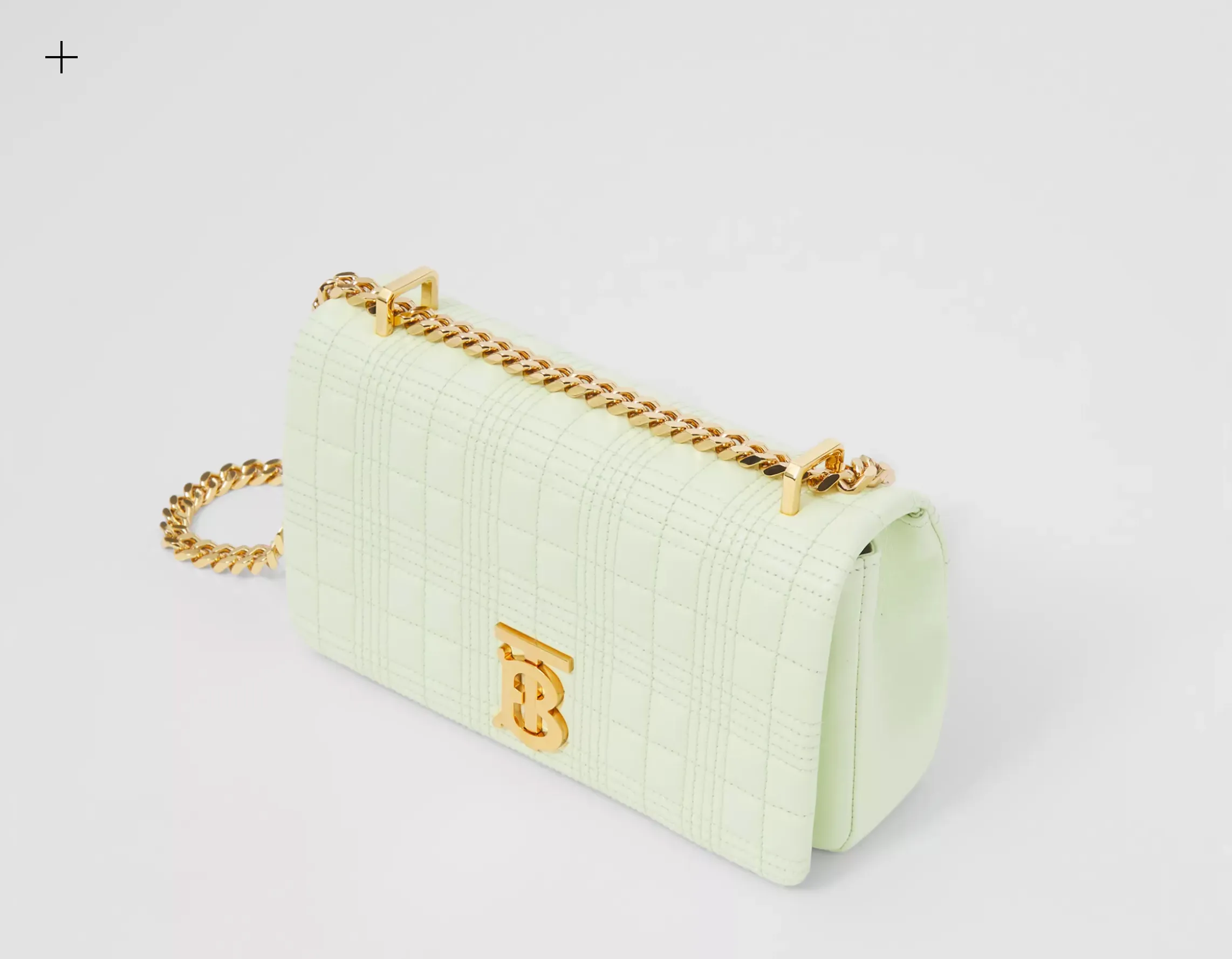 BURBERRY Small Lola Quilted Lambskin Crossbody Bag