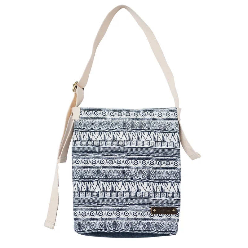 Canvas Bohemian Print Small Shoulder Bag Tote Womens Canvas Bucket Tote Bags for Women