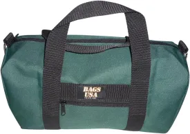 Duffle BAG/Gym Bag, Sport Bag with Front Zipper Pocket, Made In USA. (Forest Green)