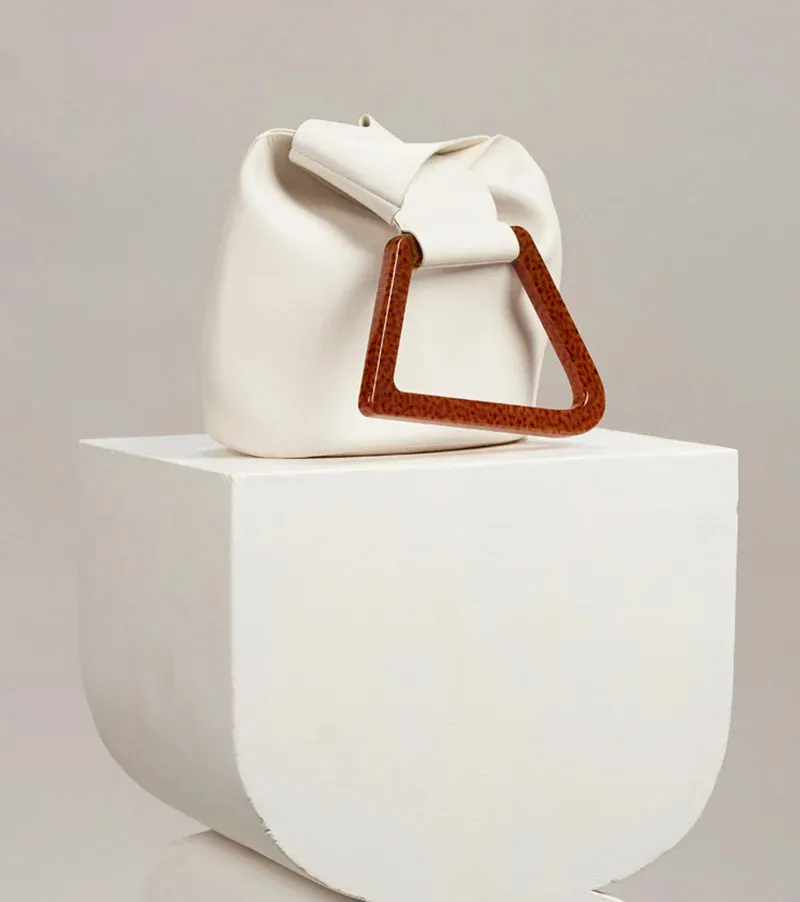 Enora Resin Handle Knot Bag