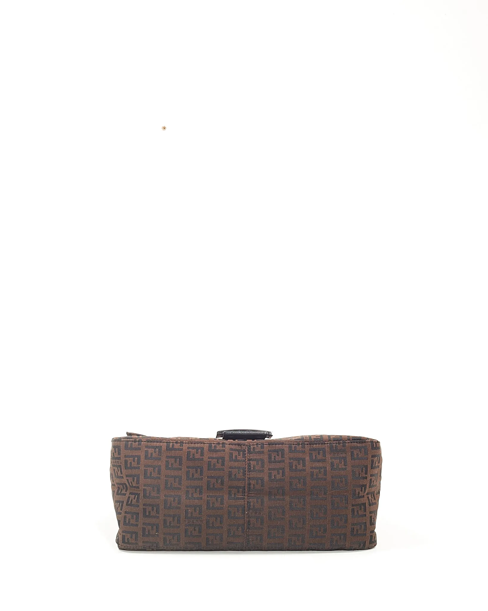 Fendi Brown Zucchino Mamma Baguette Shoulder Bag