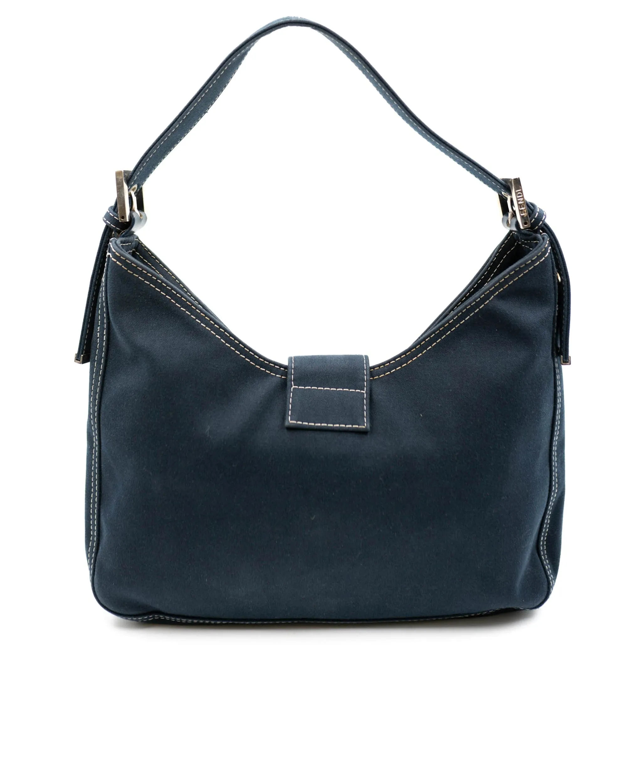 Fendi Navy Baguette Hobo Bag - AWC1613