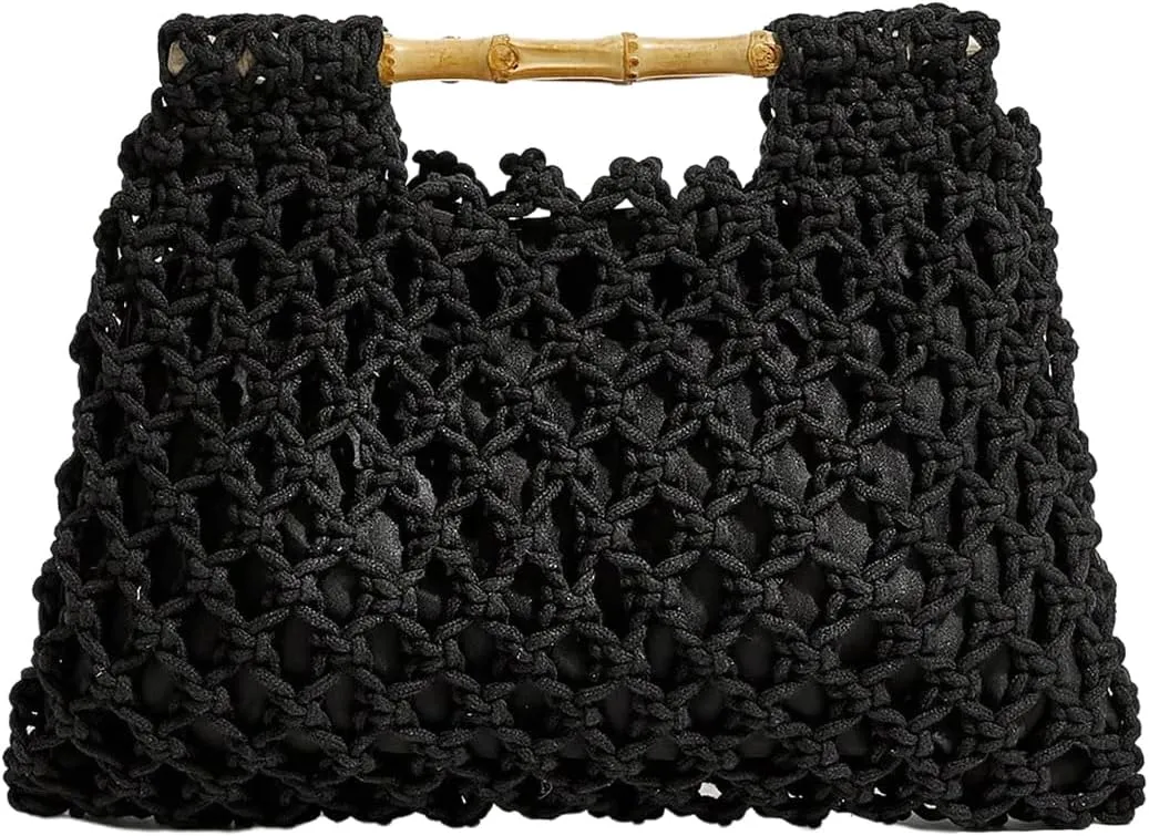 Floerns Women's Straw Bag Handle Beach Clutch Purse Hobo Handbag