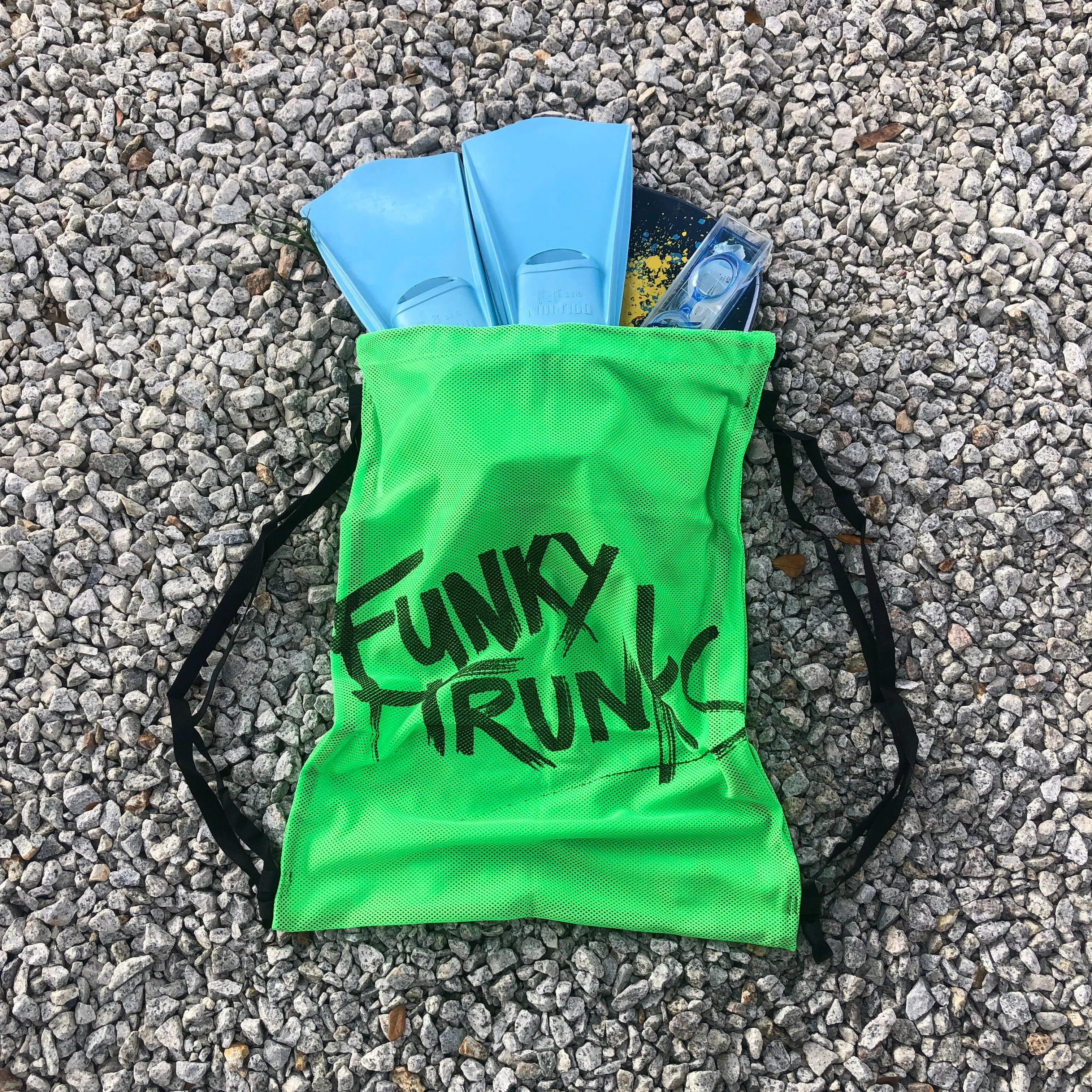 Funky Trunks Mesh Gear Drawstring Bag FTG010A- Still Brasil
