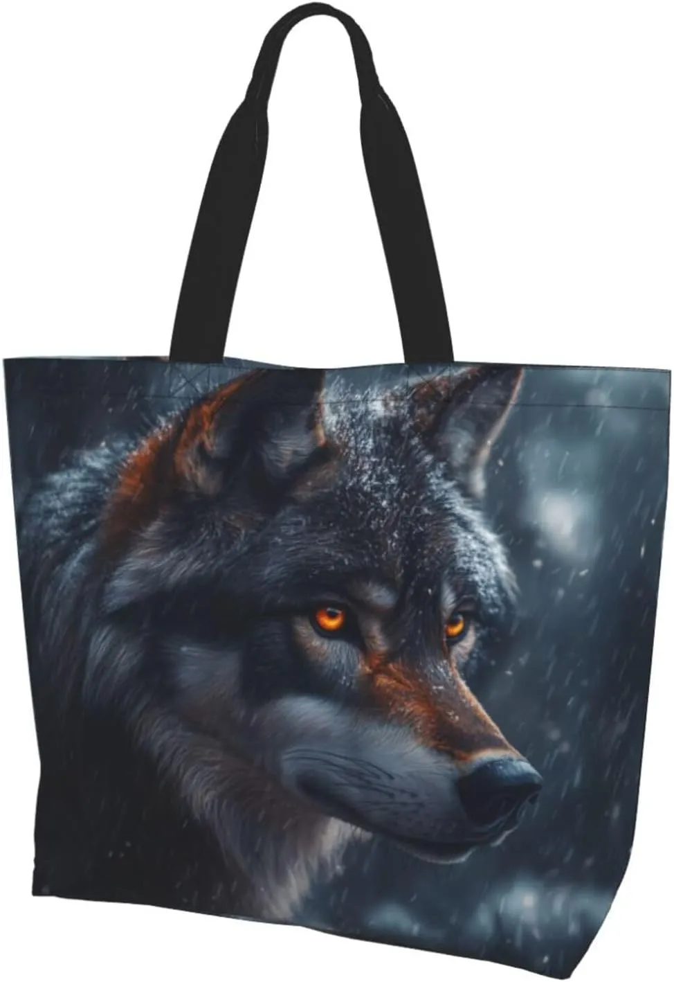 ivy leaves flower print Reusable Shoulder Bags Large Casual Tote Bag Shopping Grocery grocery bag