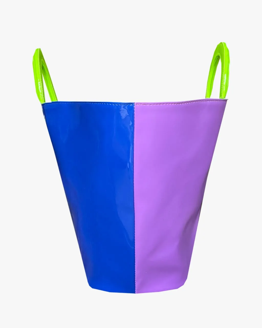 JELLY TOTE LARGE | ELECTRIC BLUE, SOFT PURPLE, LIME GREEN