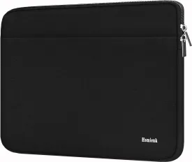 Laptop Case Sleeve 15.6 inch, Shockproof Protective Notebook Case with Accessory Pocket, Briefcase Carrying Laptop Cover for 15.6" HP, ASUS, Dell, Lenovo, Acer, Black