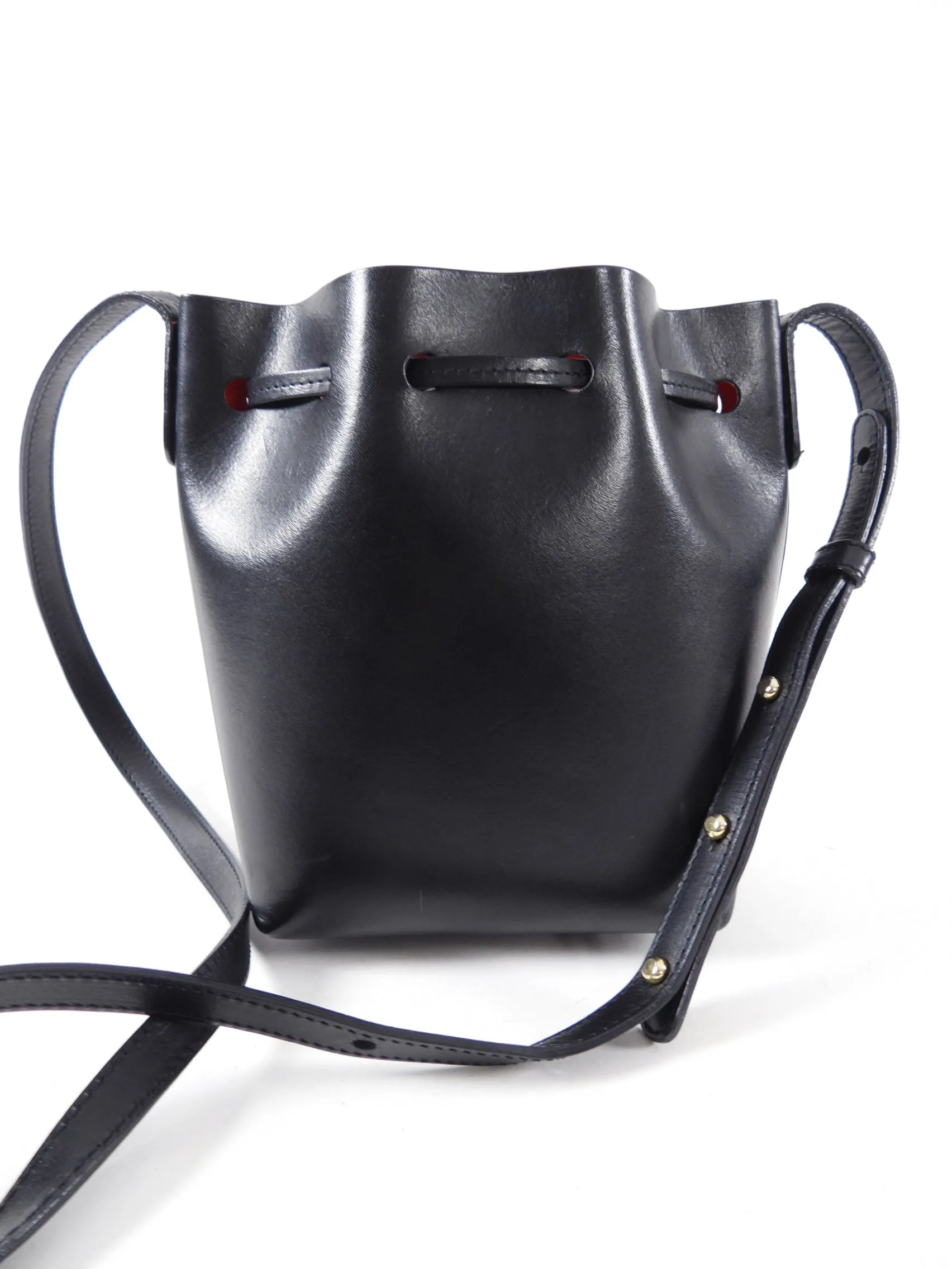 Mansur Gavriel Mini Mini Black Bucket Bag