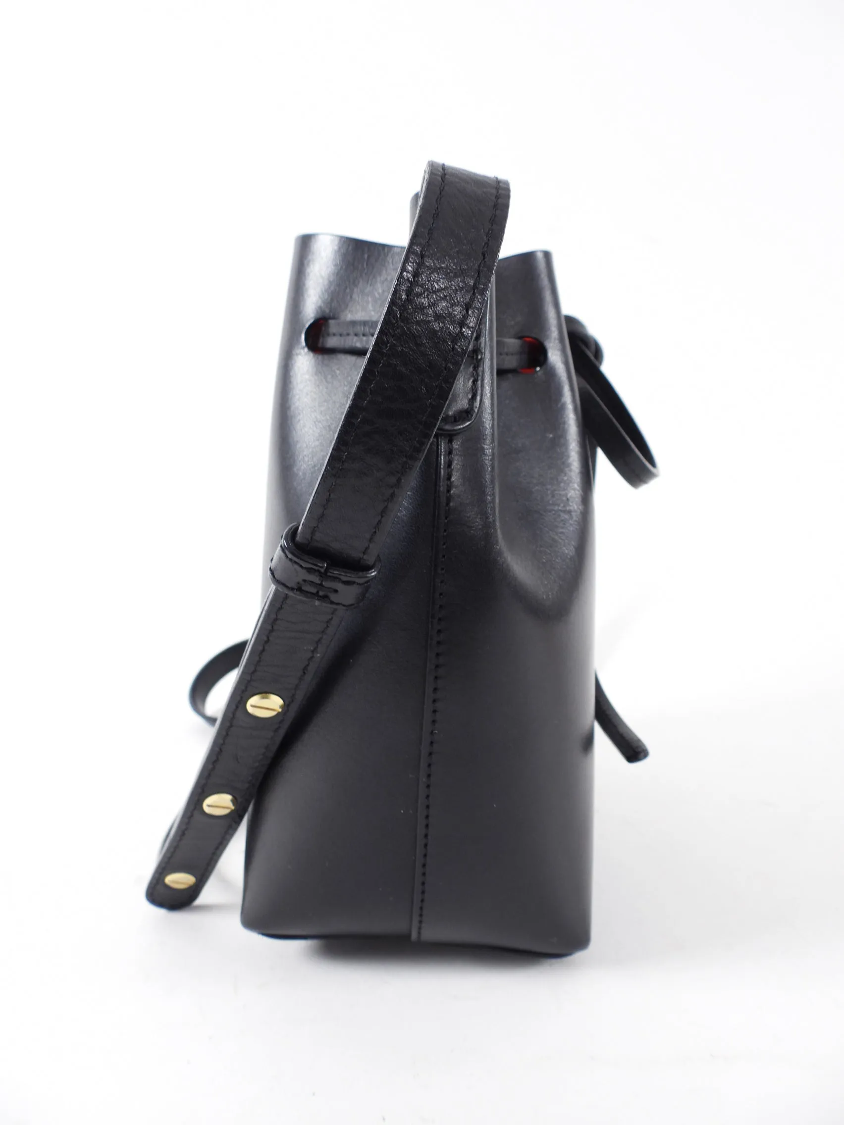 Mansur Gavriel Mini Mini Black Bucket Bag
