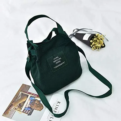 Mini Canvas Bucket Bags - Women