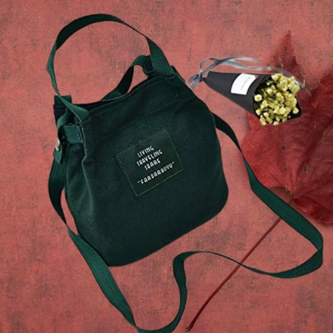 Mini Canvas Bucket Bags - Women