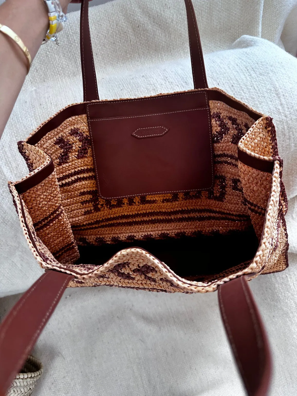 SALE / POOLSIDE logo tote