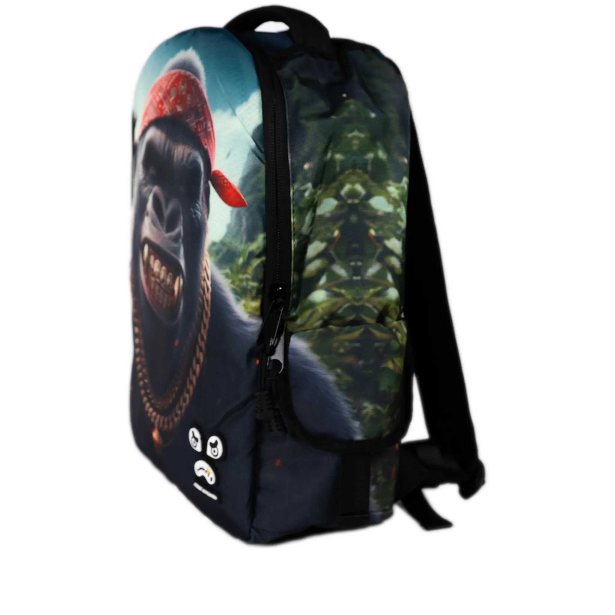 Streetz Iz Watchin Gorilla Takeover Backpack - Black