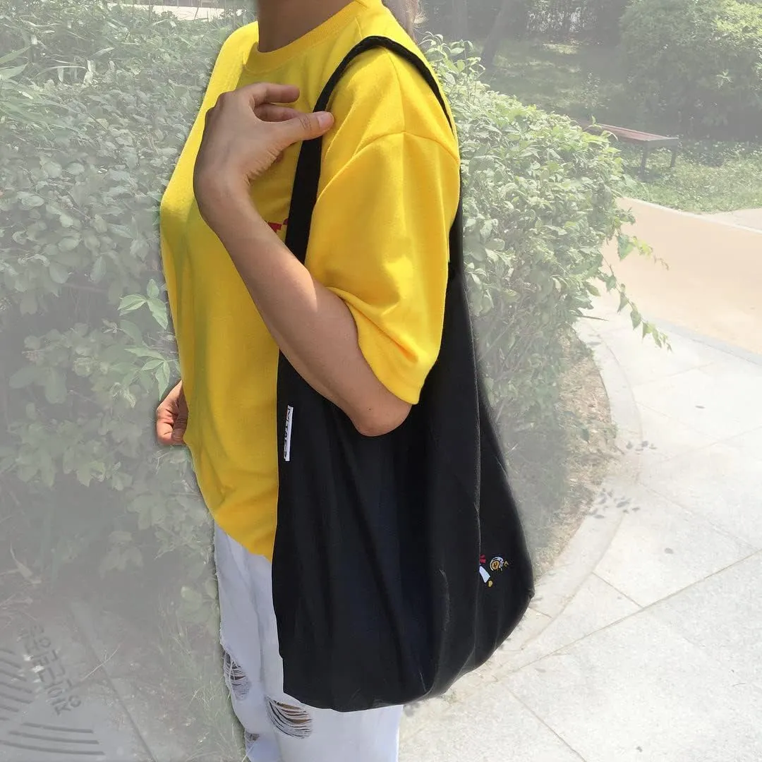 Taekwondo Belt Tote Bag Foldable Shopping Bag with Taekwondo Inspired Design Sturdy Belt Handles