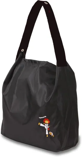 Taekwondo Belt Tote Bag Foldable Shopping Bag with Taekwondo Inspired Design Sturdy Belt Handles
