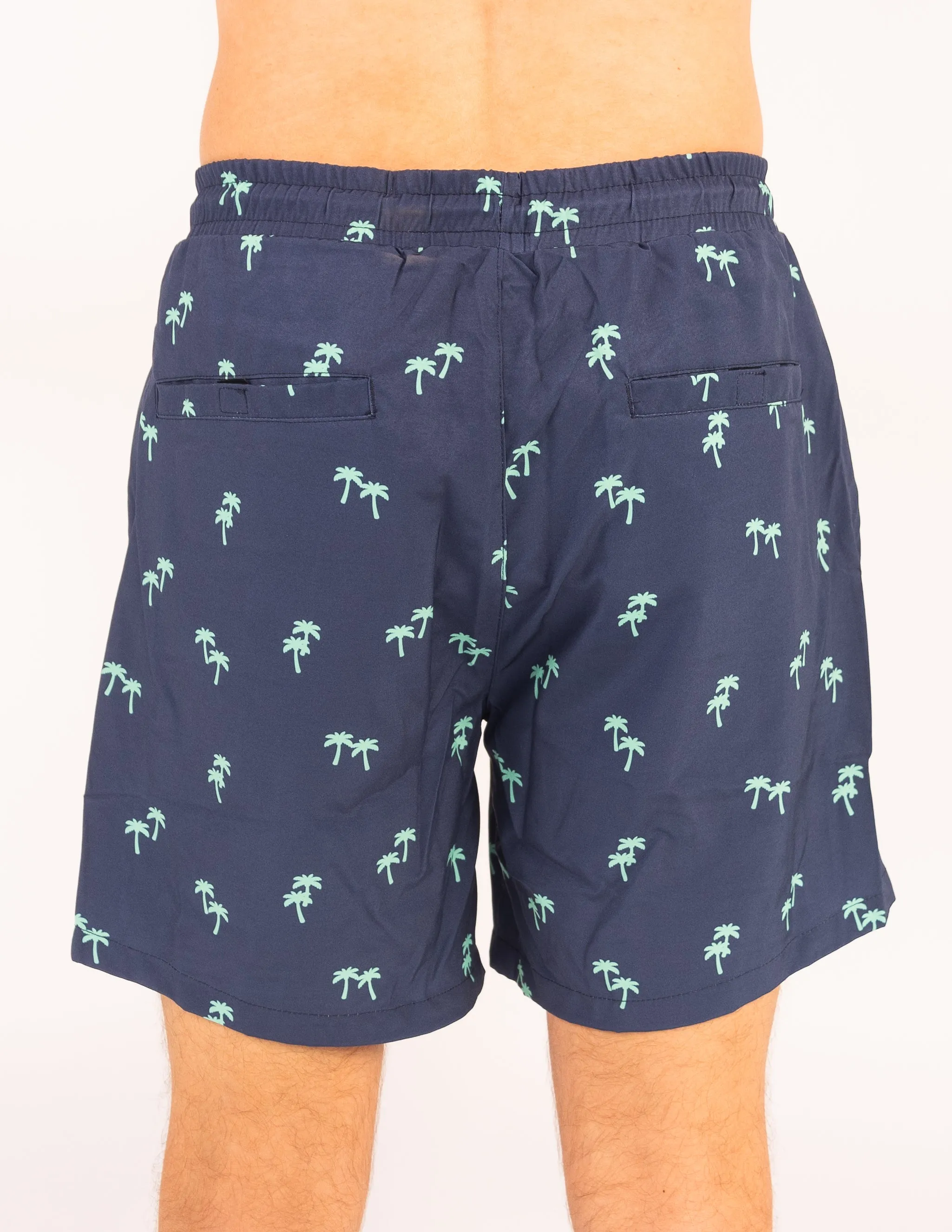 Tropical Trees - Waterproof Pocket Swim Shorts