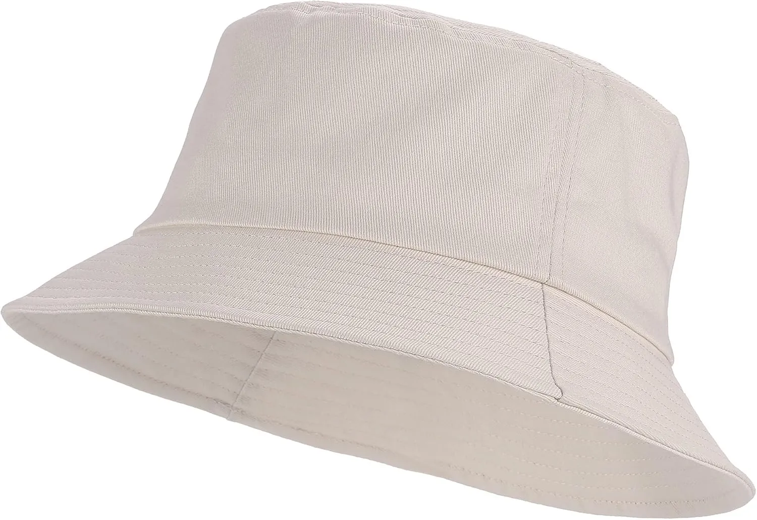 Umeepar Unisex Cotton Packable Bucket Hat Sun Hat Plain Colors for Men Women