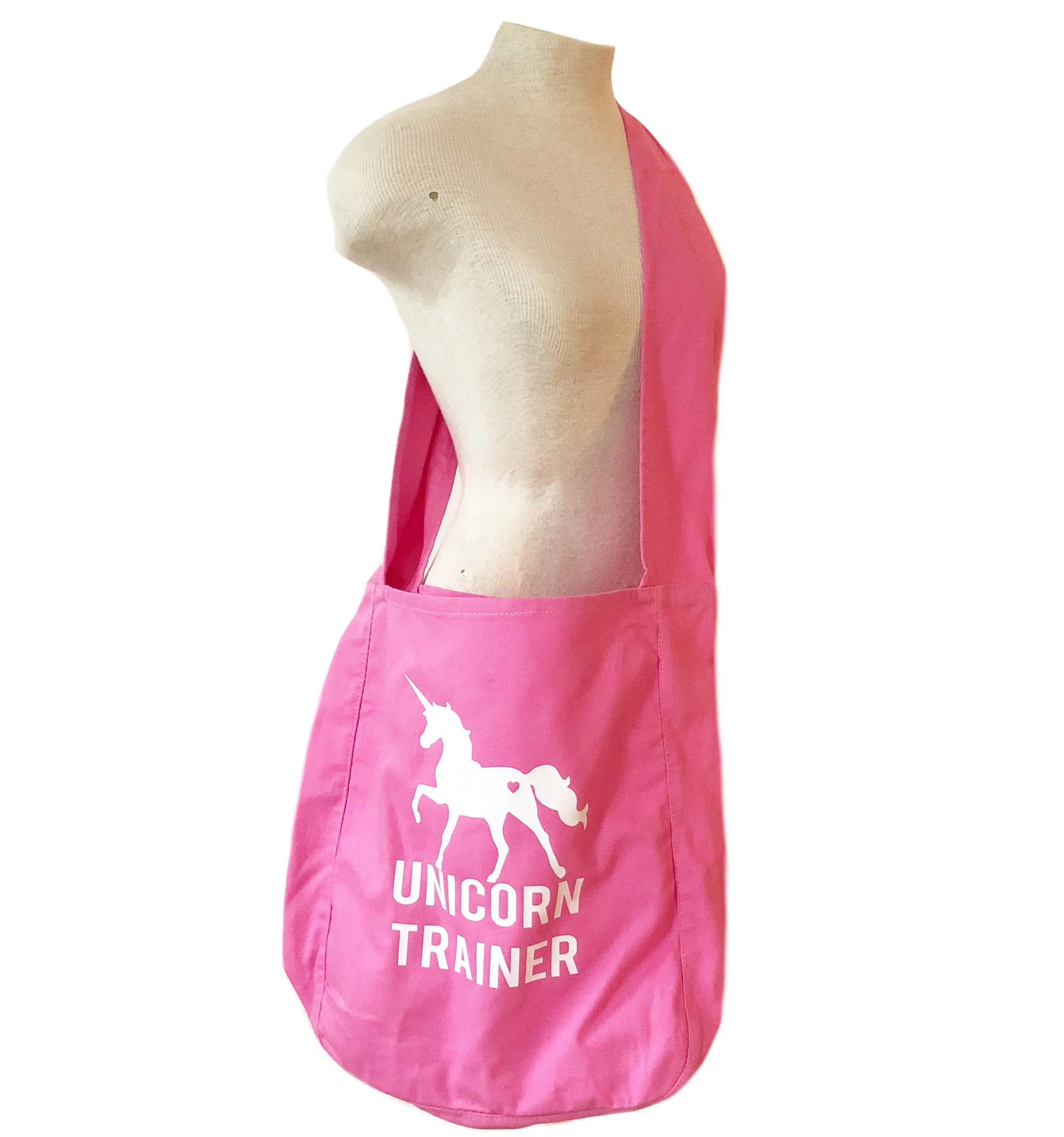 Unicorn Trainer Canvas Messenger Bag