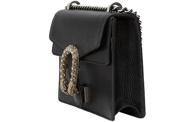 (WMNS) GUCCI Dionysus Leather Mini Handbag Black