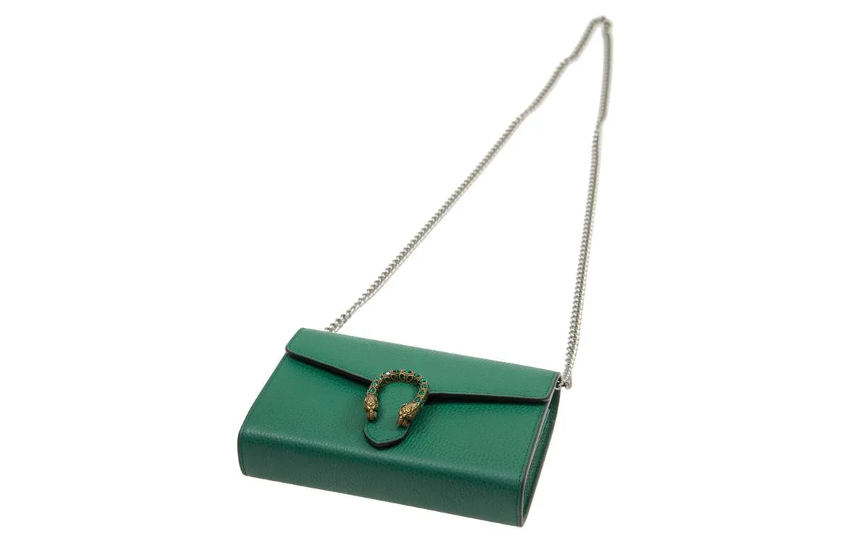 (WMNS) GUCCI Dionysus Mini-Sized Single-Shoulder Bag Green